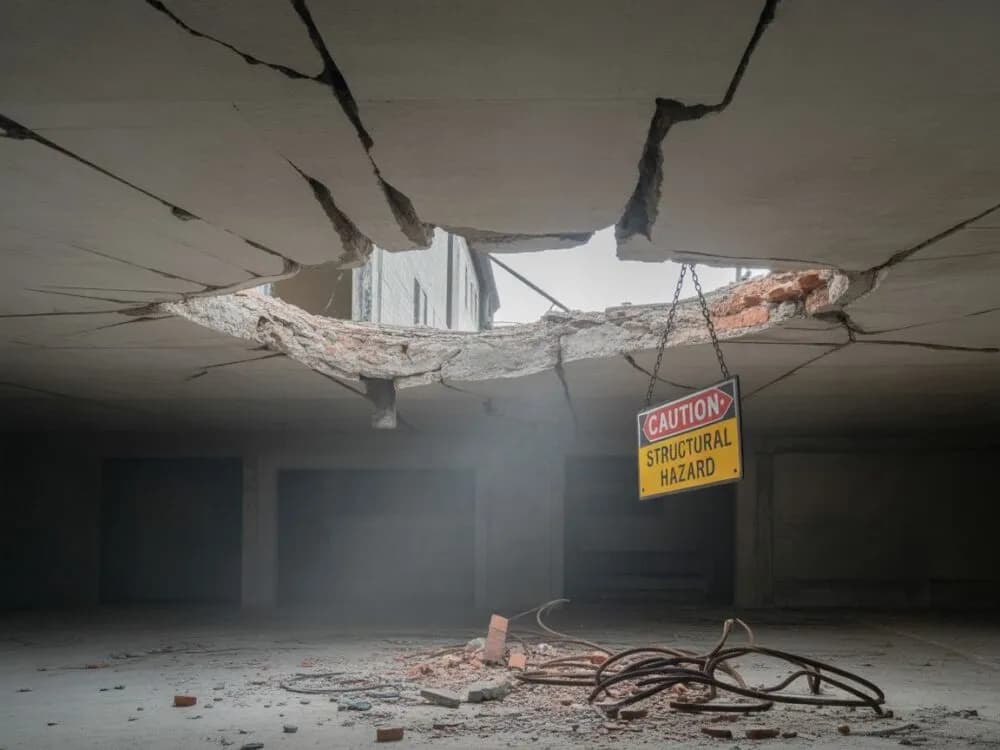 Czy strop może się zawalić? Przyczyny, oznaki zagrożenia i jak temu zapobiec