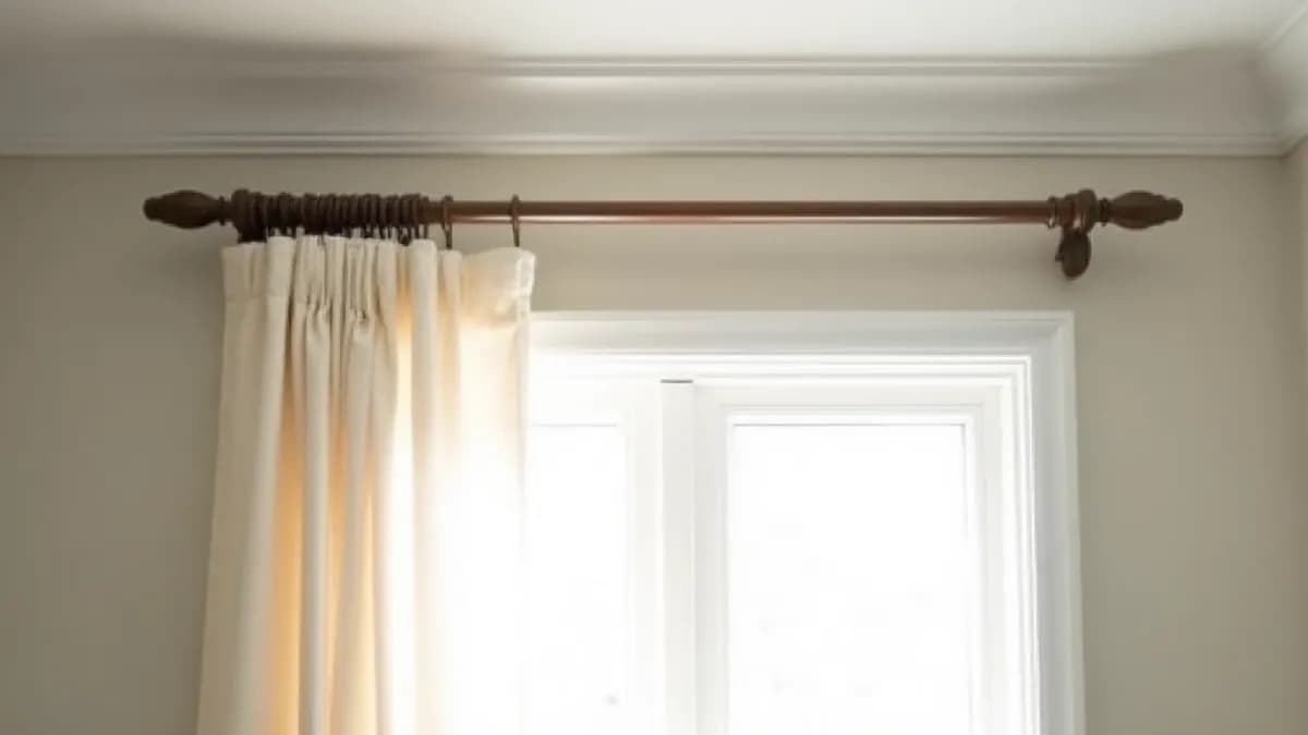 Karnisz mocowany do sufitu - czy warto wybrać ten sposób montażu?