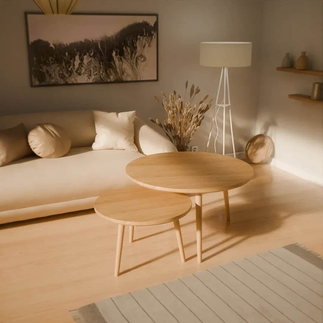 Naturalne piękno w Twoim salonie – drewniane stoliki kawowe