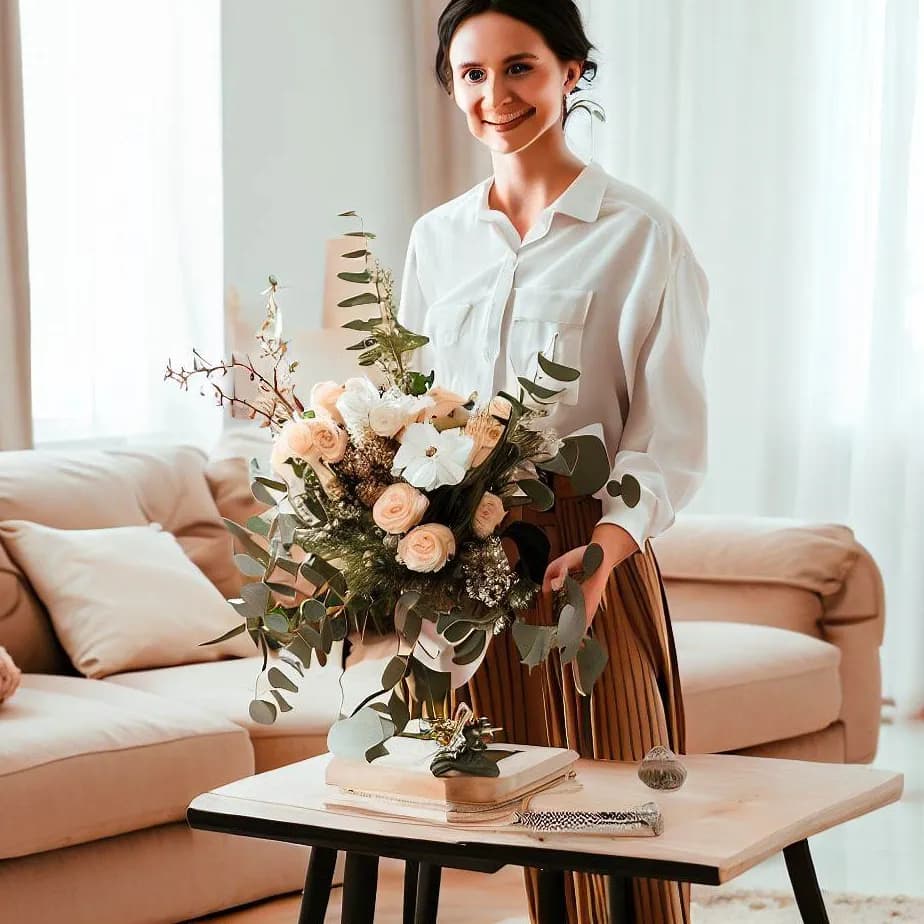 Jak ustawić kwiaty w salonie: 10 pomysłów na piękne aranżacje