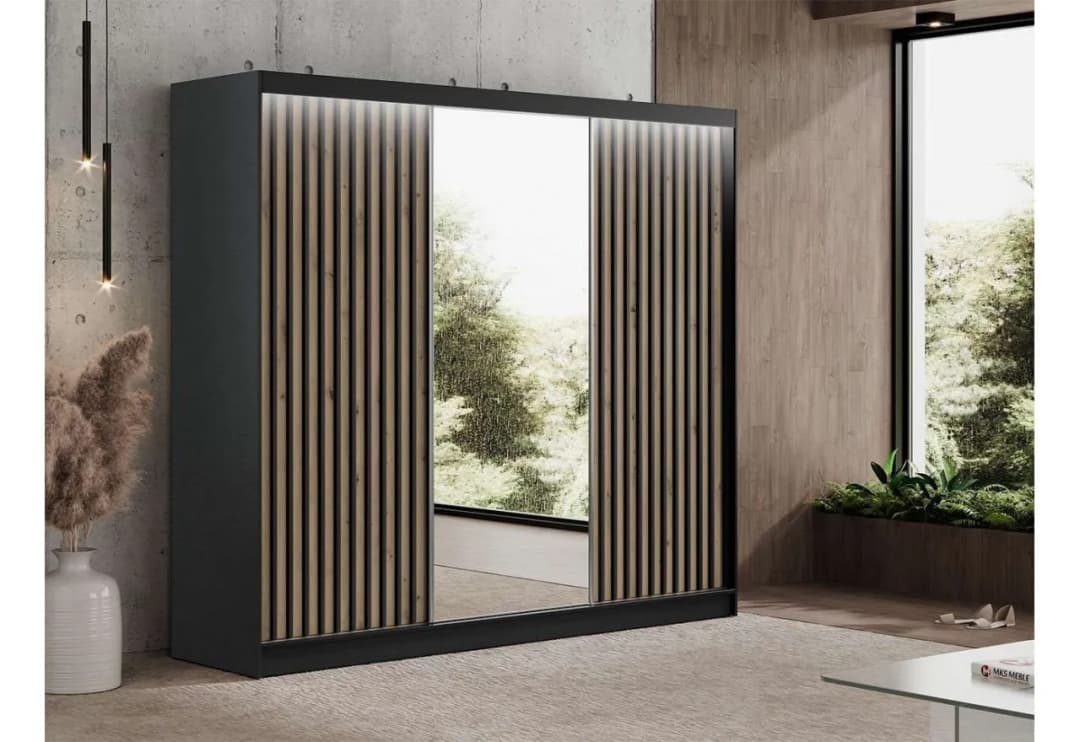 Tanie szafy z lustrem Bodzio – funkcjonalność i styl w twoim wnętrzu