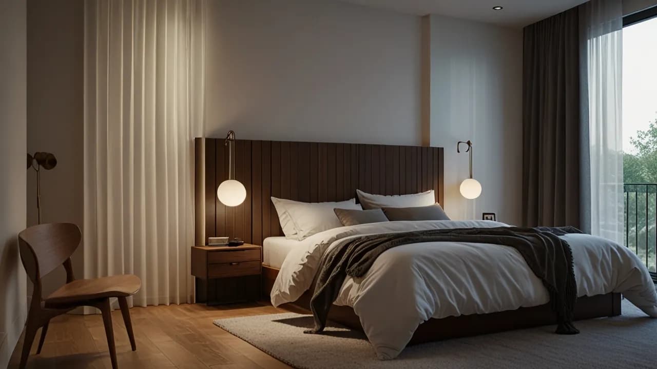 Lamele pionowe w sypialni: Praktyczne i estetyczne aranżacje