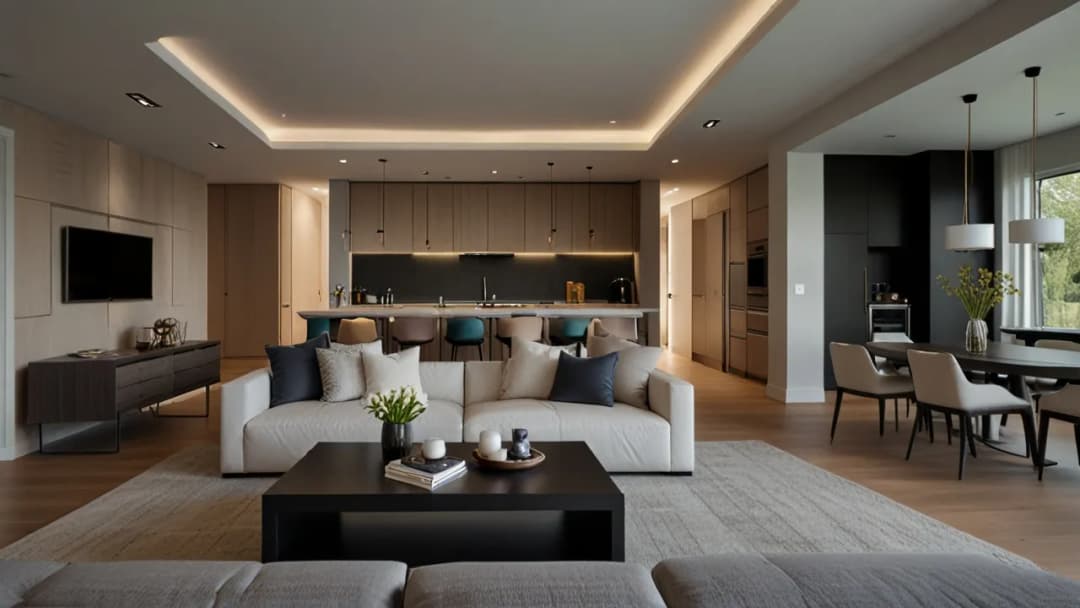 Aranżacja salonu z aneksem kuchennym - nowoczesne inspiracje