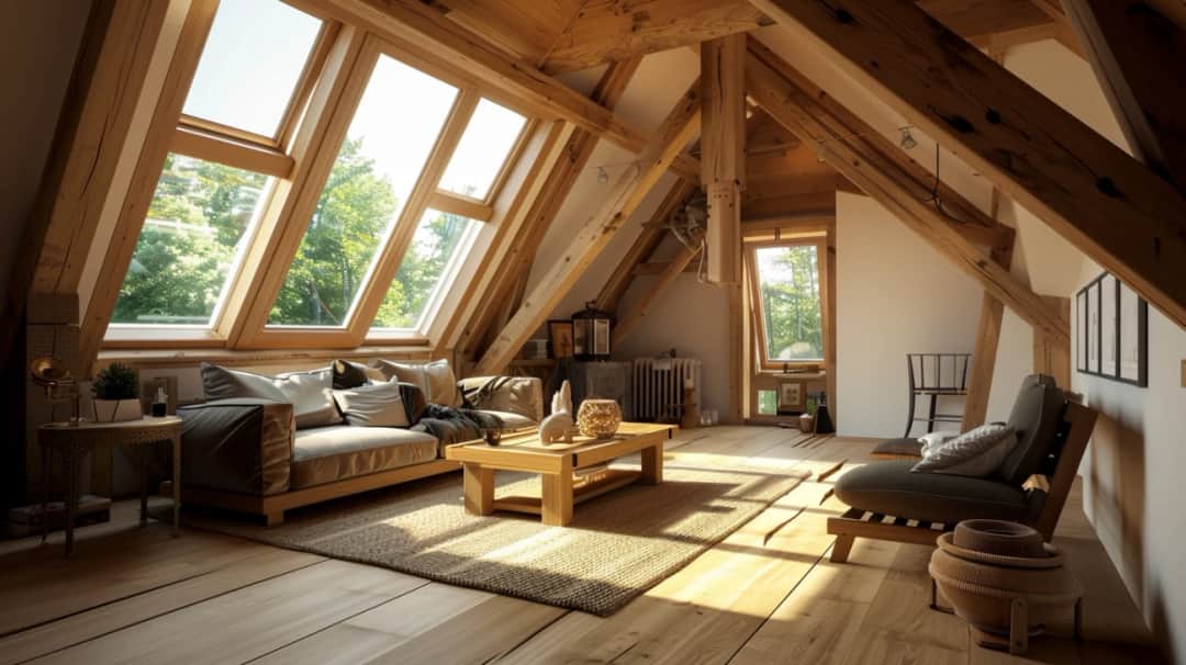 Niezwykły trik na drewniane poddasze pod skosami. Pomysł, który zmieni wnętrze domu