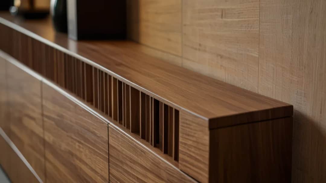 Lamele drewniane na płycie meblowej: Wysokiej jakości wykończenie