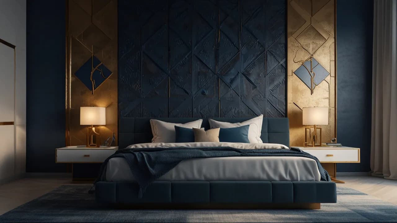 Ozdobna ściana w sypialni: Inspiracje i pomysły na piękną aranżację